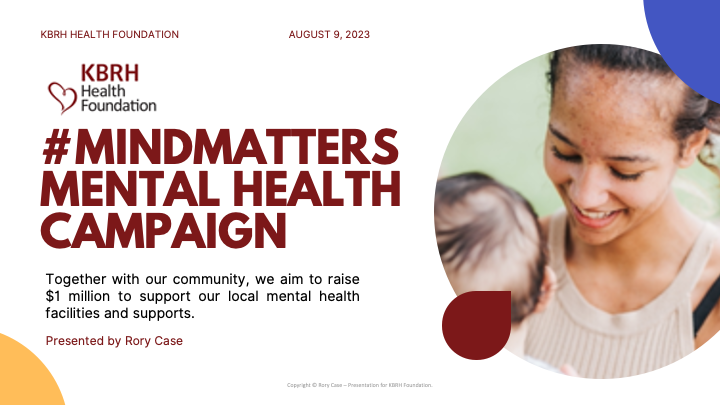 KBRH Health Foundation mental health campaign #MindMatters